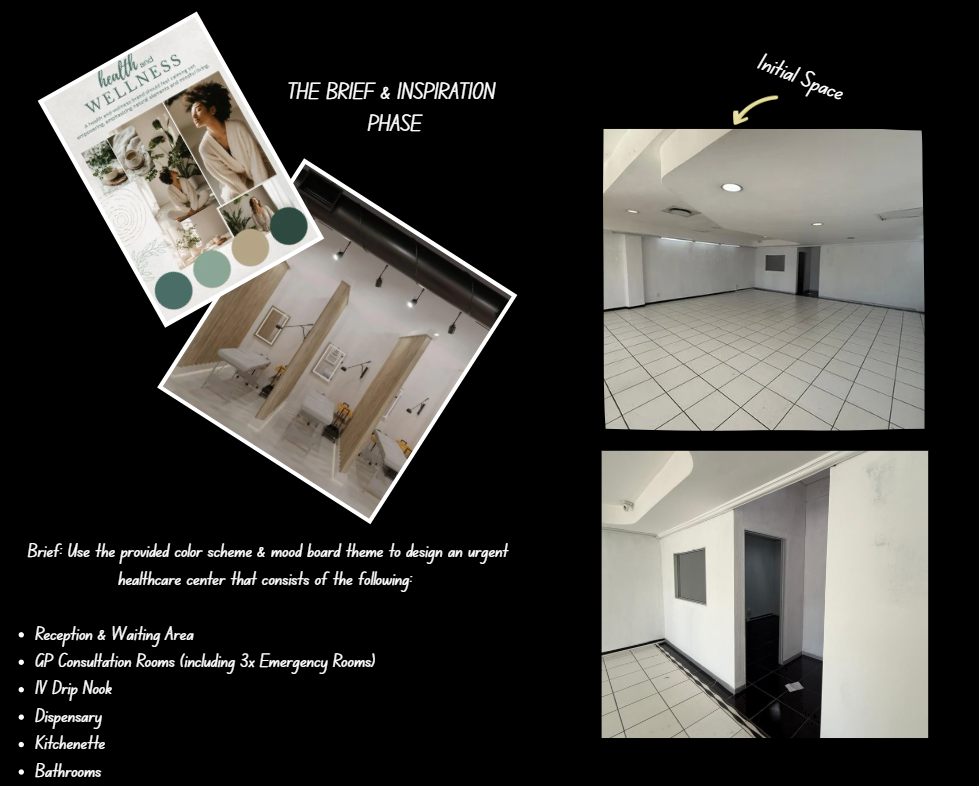 Healthcare interior transformation concept