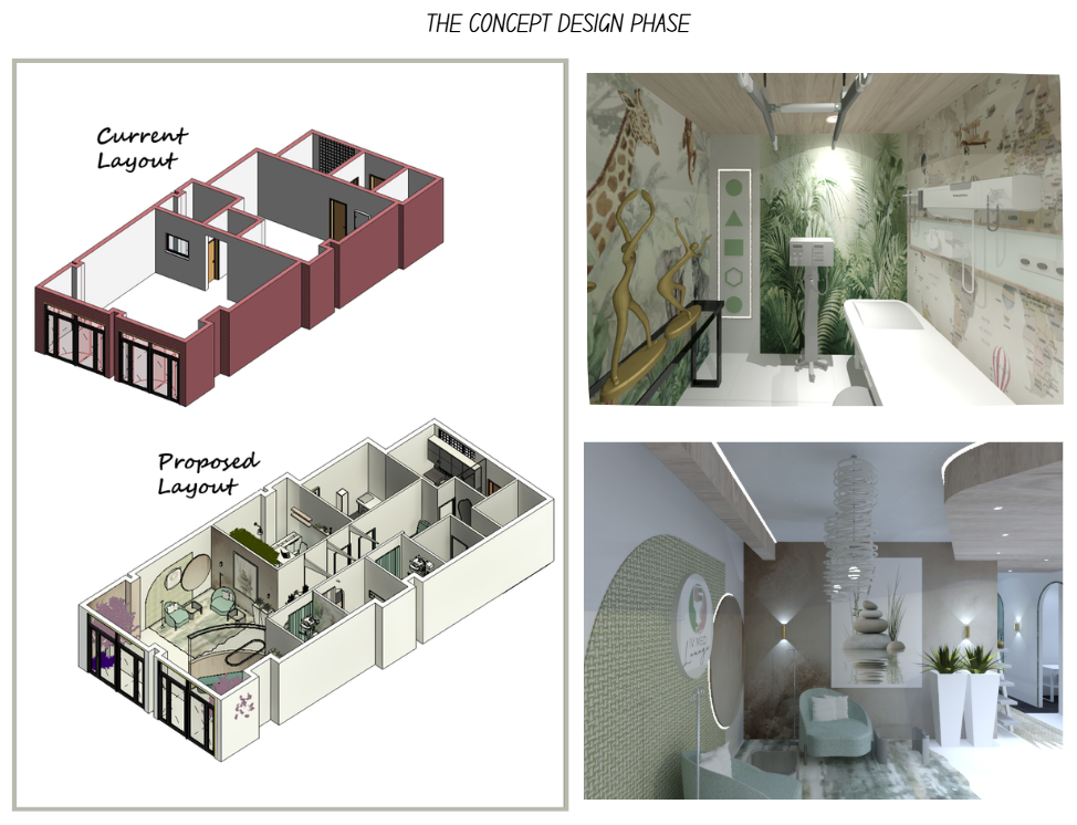 Healthcare reception and waiting area design