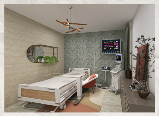 Rehabilitation centre patient suite